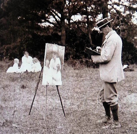 The life of Frank W. Benson...a working vacation